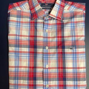 Mens Vineyard Vines Medium Slim Fit Tucker Button Down Shirt